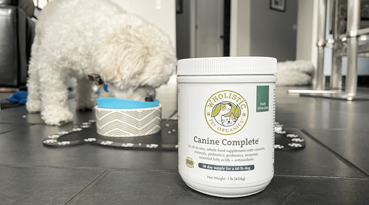 Wholistic Pet Organics Commercial and Specialty Dog Foods and Their Relationship With Supplements.