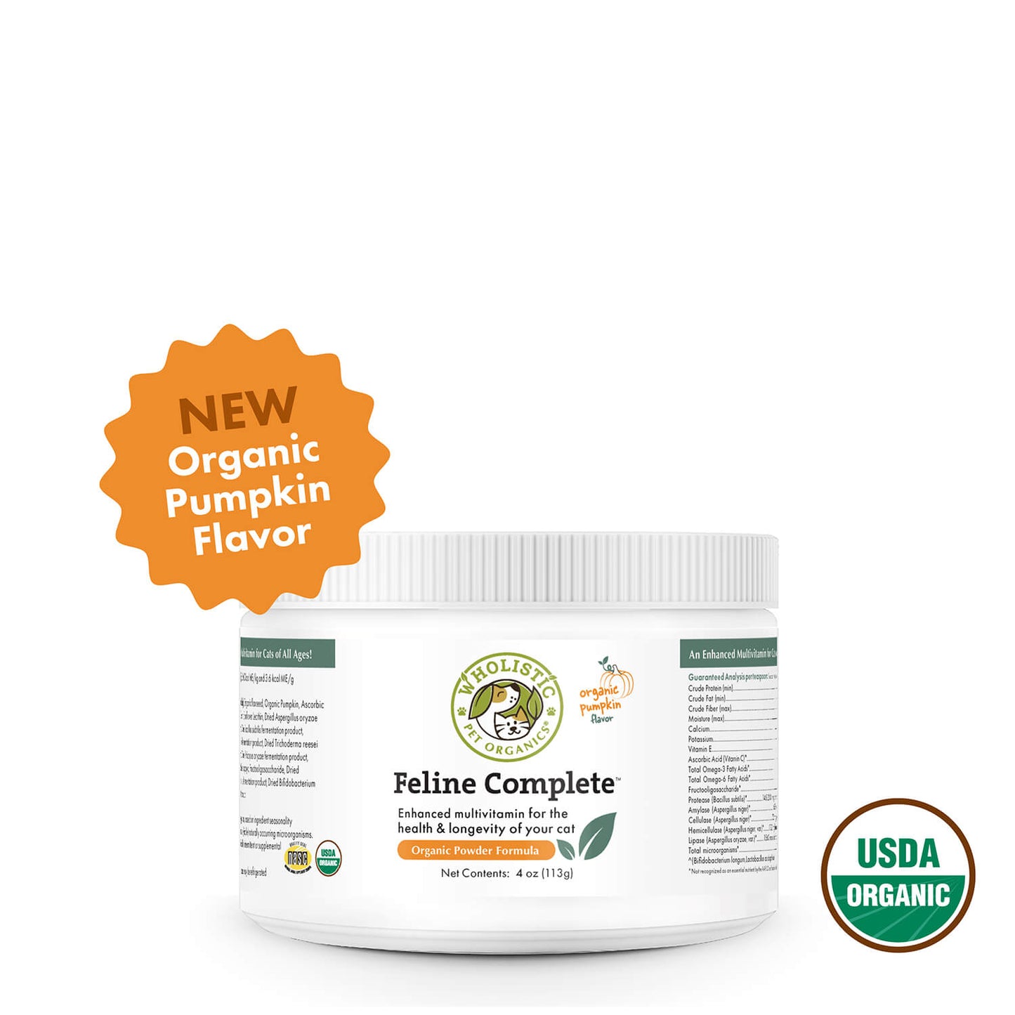 Organic Pumpkin Feline Complete™ 4oz