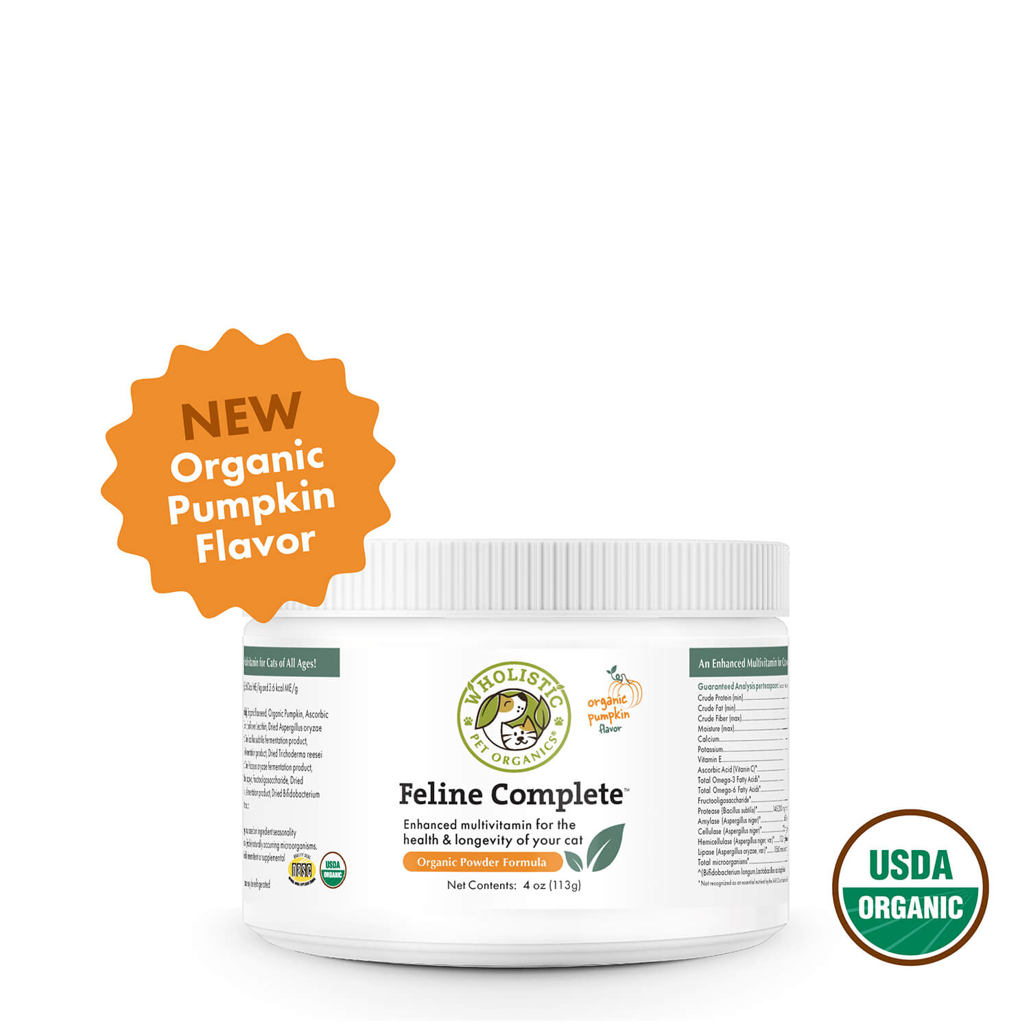Organic Pumpkin Feline Complete™ 4oz