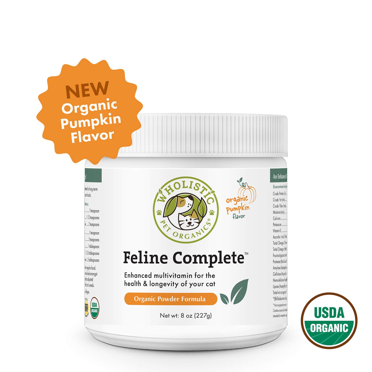 Organic Pumpkin Feline Complete™ 8oz
